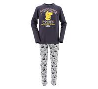 Pokémon Pigiama per Ragazzi, Set da 2 Pezzi T-Shirt e Pantaloni Lunghi Pigiama in Morbido Cotone di Pikachu per Adolescenti, Taglie 10 a 16 Anni (IT, età, 14 Anni, Regular, Grigio)