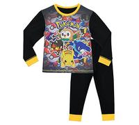 Pokémon Pigiama | Pigiama Bambino Cotone | Rowlet Popplio Litten | Pigiamone Bambini Lunghi - 5-6 Anni