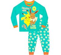 Pokémon Pigiama Unisex Pikachu e Eevee per Bambini Abbigliamento da Notte per Bambini