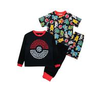 Pokémon Pigiami Ragazzi | Confezione da 2 Pigiami Pikachu per Bambini | Doppiopack di Pigiamone per Ragazzi | Merchandise Ufficiale | Multicolore | 11-12 Anni