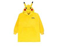 Pokémon Pikachu Anime, felpa con cappuccio, da uomo, giallo, giallo., XL