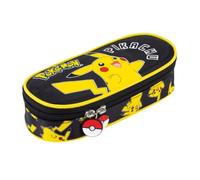 Pokémon Pikachu Astuccio per bambini - Astuccio per ragazzi e ragazze - Astuccio con cerniera - 20 x 10 x 5 cm - Astuccio scolastico in poliestere