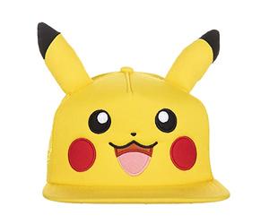 Pokemon Pikachu Big Face Cosplay Ricamato Snapback Cappello con Licenza