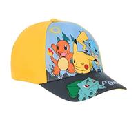 Pokemon Pikachu Cappellino da baseball per bambini, taglia 52, 54, blu o giallo