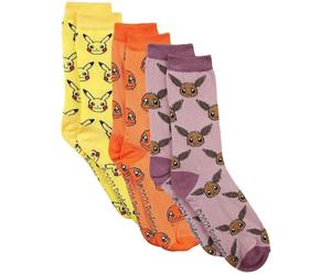 Pokémon Pikachu Charmander Eevee socks Unisex Calzini multicolore EU 39-42