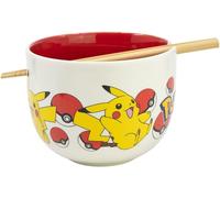 Pokémon Pikachu Ciotola Ceramica Con Bastoncini