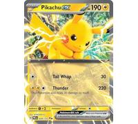Pokemon - Pikachu ex 028/131 - Evoluzioni Prismatiche - Doppio Raro - Foil - Carta singola