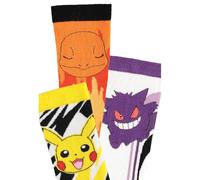 Pokémon Pikachu Glumanda Gengar Socken Unisex Calzini multicolore EU 43-46