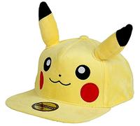 Cappello Pokemon - Pikachu Plush with Ears Snapback Cap Hat Difuzed