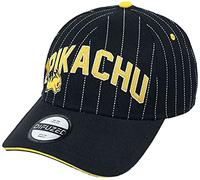 Pokémon Pikachu Unisex Cappello Nero 80% Poliestere, 20% Cotone