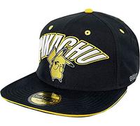 Pokémon Pikachu Uomo Cappello Nero 80% Poliestere, 20% Cotone