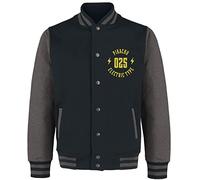 Pokémon Pikachu Uomo Giacca Nero/Carbone S 50% Cotone, 50% Poliestere