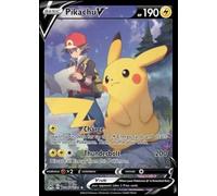 Pokemon - Pikachu V - TG16 - Trainer Gallery - Lost Origin - Scheda Full Art Holo Foil