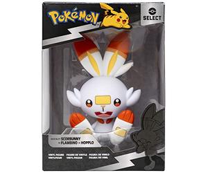 Pokemon PKW2520 Scorbunny Select FIGURE-10,5 cm in Vinile, Multicolore