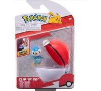 Pokémon PKW2661 Clip'n'Go Pokéball - Plinfa & Poké ball ufficiale con statuetta dettagliata da 5 cm