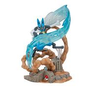 Pokémon PKW2732 - Statua da collezione deluxe, Lucario, personaggio ufficiale da collezione