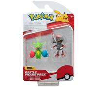 Pokémon Set 2 Figure Battle Pawniard e Roselia 5 cm Jazwares