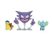 Pokémon PKW3045 - Set di personaggi della battaglia, Sheinux, Feurigel, Alpollo