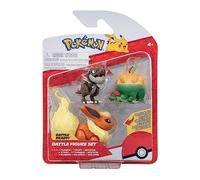 PoKéMoN PKW3047 - Set di figure da battaglia, balgora, flamara, personaggi ufficiali