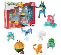 Jazwares 8 Figures Pack Battle Figure Set Pokémon Multicolor
