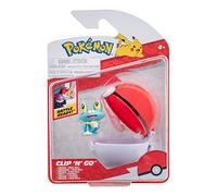 Pokémon- Clip'n'Go Poké Balls - Froxy & Pokéball, Colore, PKW3133