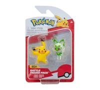 Pokémon PKW3358 - Pikachu & Felori, personaggi ufficiali dettagliati, 5 cm