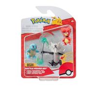 Pokémon PKW3600 - Set di figure da battaglia, Magby, Schiggy, Alola Knogga, personaggi ufficiali