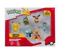 Pokémon PKW3614 Battle Figure Multipack - Confezione da 6 personaggi ufficiali P