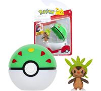 Pokémon PKW3641 Clip'n'Go Poké Ball - Igamaro & Amici palla Poké ufficiale con figura di 5 cm