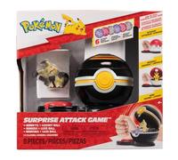 Pokémon PKW3721 - Surprise Attack Game - Mimigma con palla di lusso, personaggio ufficiale con palla