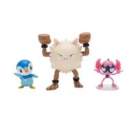Pokémon PKW4088 - Battle Figure Set - Bähmon, Plinfa, Rasaff, offizielles Figure