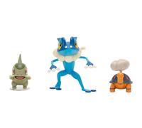 Pokémon PKW4089 - Battle Figure Set - Qurtel, Milza, Amphizel, offizielles Figur