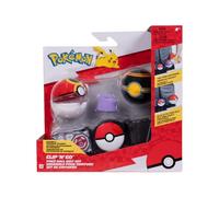 Pokémon PKW4743 - Set di cinture Ditto Clip 'N' Go | Ditto Battle - Set ufficiale con palla di lusso e cintura