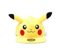 Cappello Pokemon - Pikachu Plush with Ears Snapback Cap Hat Difuzed