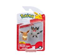 Pokémon – Set action figure – PKW3577 – Mauzinger & Evoli – Ufficiali, dettagliati, 2 pezzi 5 cm