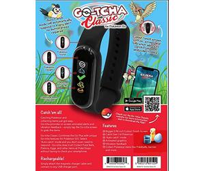 Pokemon: Pokemon Go GO-TCHA Classic LED-Touch Wristband Accessory - Auto Catch and Auto Spin - Black/Grey (Mobile)