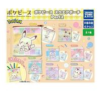 Pokemon Pokepiece Quadrato Sacchetto Part.2 Set Completo Capsula Toy Giappone