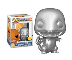 POKEMON - POP FUNKO VINYL FIGURE 455 CHARMANDER SILVER (MT) 9CM