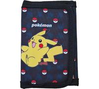Pokémon Portafoglio Bambini con Pikachu e Design Poké Ball, Portamonete con Chiusura, Accessorio Scuola e Tempo Libero