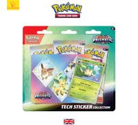 Pokemon Prismatic Evolutions Tech Sticker Collection Sylveon New Sealed English