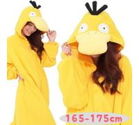 POKEMON Psyduck Sazac Fleece Kigurumi Costume Cosplay Pezzo Unico Pigiama...