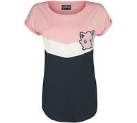 Pokémon Pummeluff Donna T-Shirt Multicolore M 100% Cotone Largo