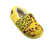 Pokémon ragazzi o ragazze, pantofole per bambini Pikachu, Giallo, Taglia 3 UK, 36 EU