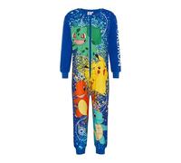 Pokemon Ragazzi Onesie età 4-12 Anni, Blu 2, 9-10 Anni
