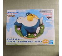 Pokémon Relax Time Pikachu & Snorlax Figure premio Nintendo Bandai