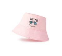 Pokémon Cappello da Pescatore Rosa Jigglypuff | Copricapo Casual per Protezione Solare da Donna | Stile Cartone Animato Classico | Berretto Leggero Taglia Unica