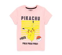 Pokemon Rosa Pikachu Placement Print T-shirt a maniche corte Ragazze