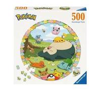 Pokémon Round Jigsaw Puzzle Flowery Pokémon (500 pieces)