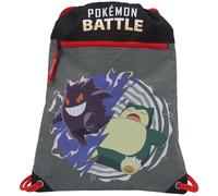 CYPBRANDS, zaino sacco unisex bambini, grigio, medio