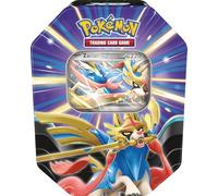 Pokémon - Gioco di carte collezionabili: Tin-Box leggende potenti: Zacian-ex (1 carta promozionale olografica e 4 boosterpack)